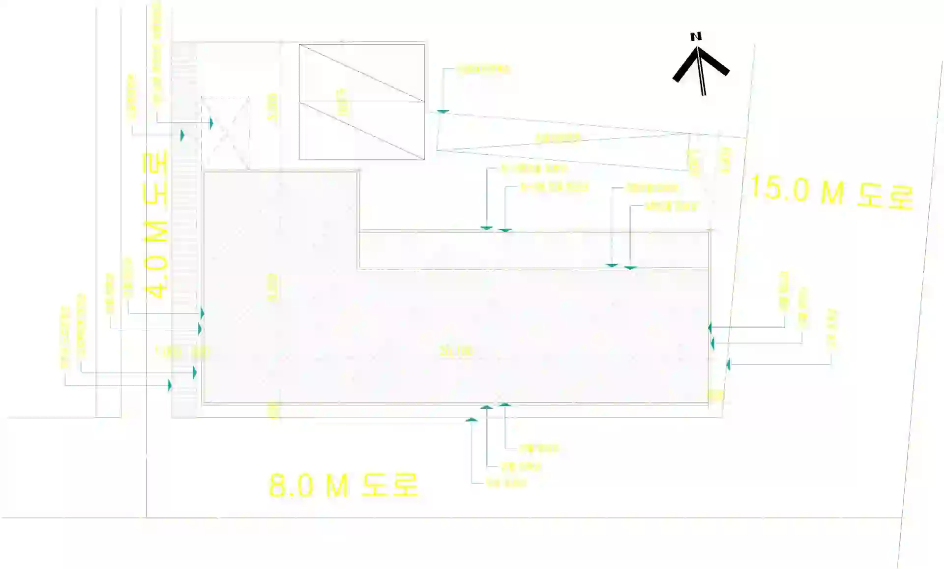 상동 329-8 제2종근린생활시설 배치도 이미지
